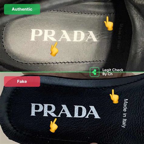 prada real vs fake shoes|how to authenticate prada shoes.